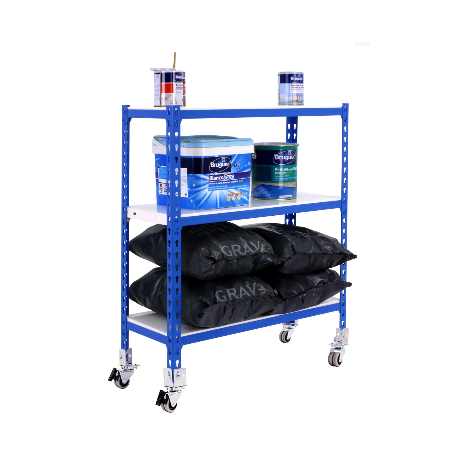Simonclick Mobile PLUS 3/500 900 Azul/blanco Simonrack 975X1000 500 Mm - Imagen 2