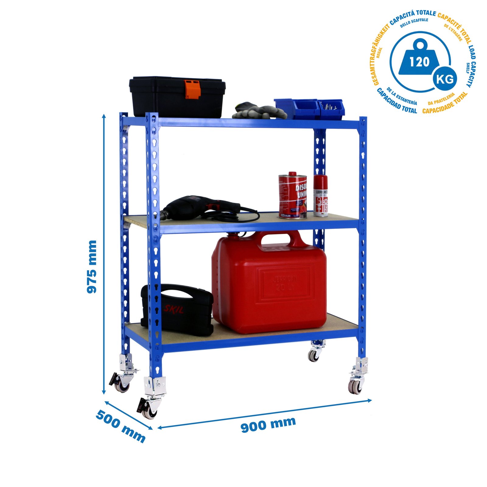 Maderclick Mobile 3/500 900 Azul/madera Simonrack 50 Cm 952X910 - Imagen 4