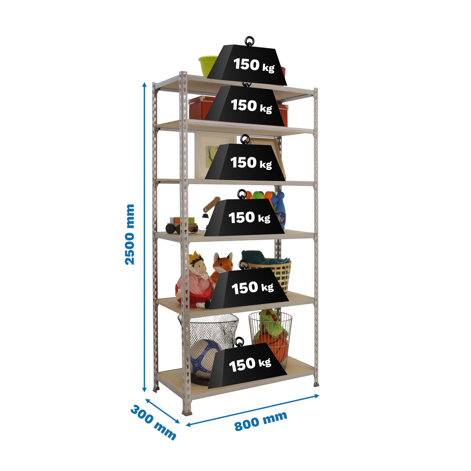 Maderclick MINI 6/300 Galva/madera Simonrack 2500X800 300 Mm - Imagen 5