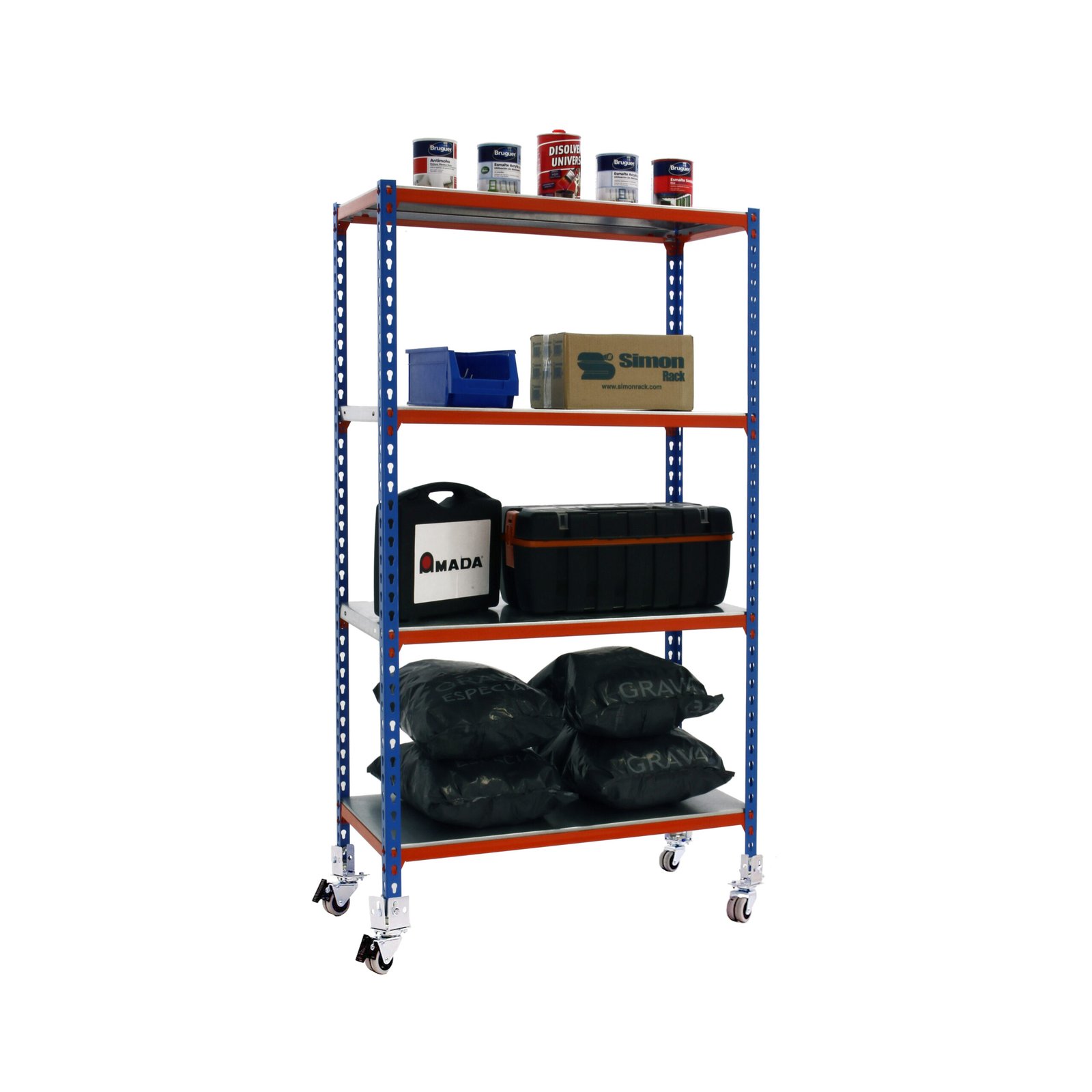 Simonclick Mobile MINI 4/300 1500 Azul/nar/gal Simonrack 1575X800 300 Mm - Imagen 2