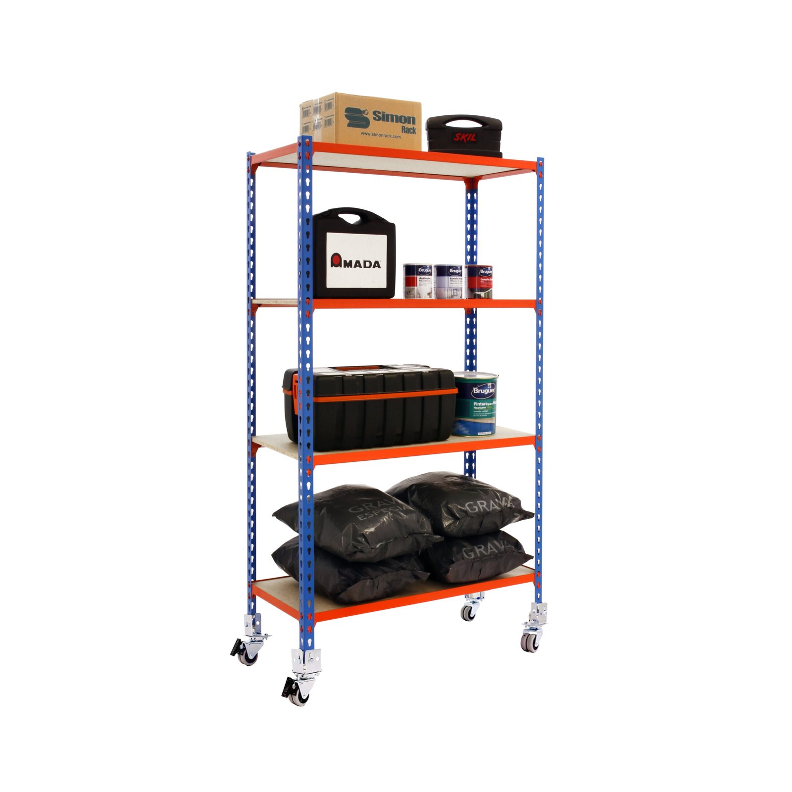 Maderclick Mobile PLUS 4/300 1500 Azul/nar/mad Simonrack 30 Cm 1573X1100 - Imagen 2