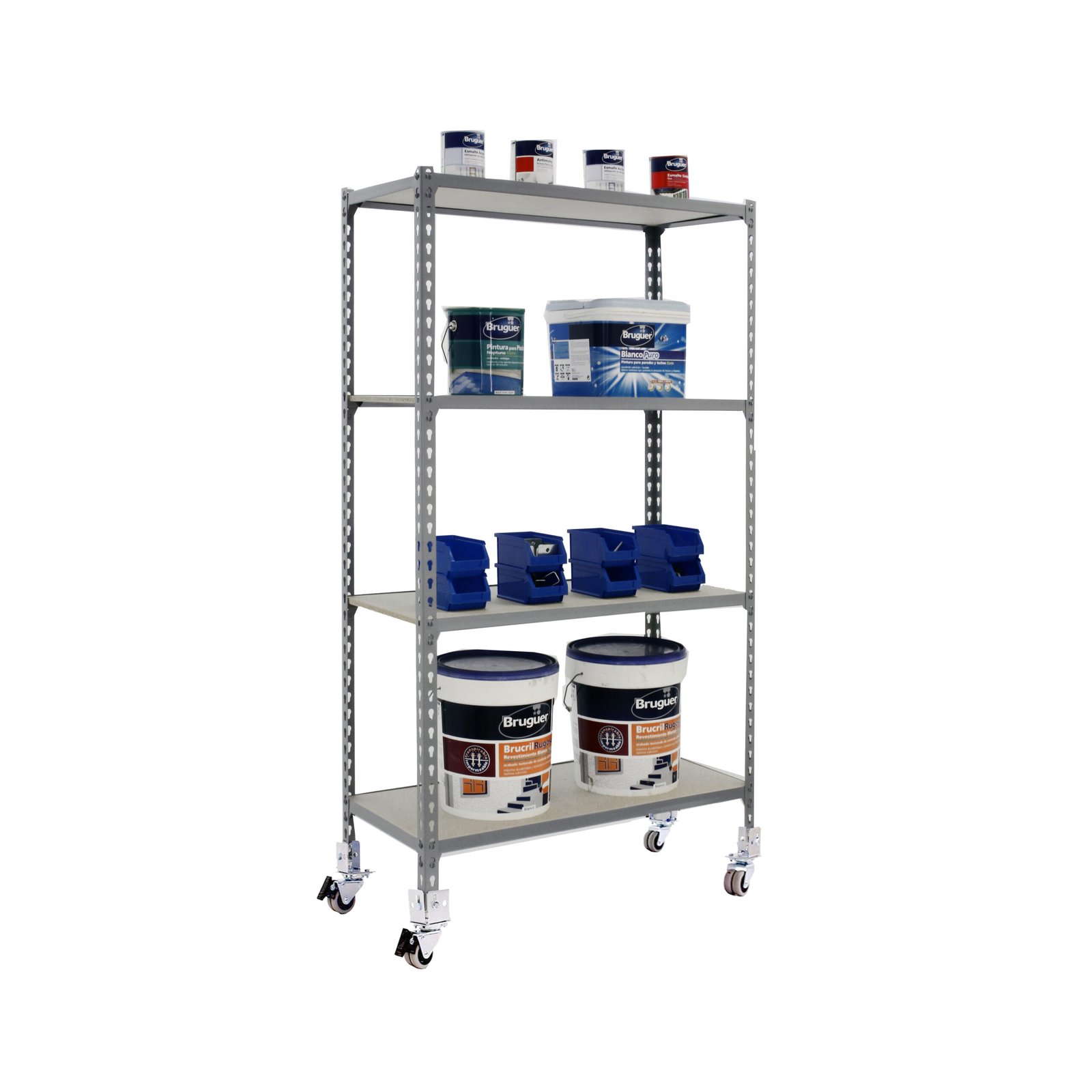 Maderclick Mobile 4/400 1500 Gris/madera Simonrack 40 Cm 1573X962 - Imagen 2