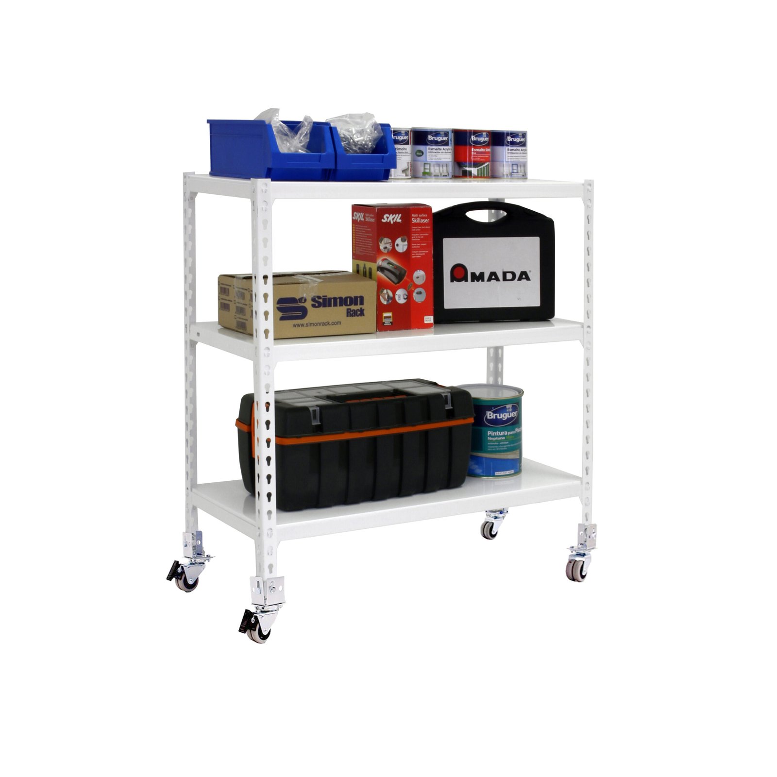 Simonclick Mobile MINI 3/500 900 Blanco/blanco Simonrack 975X800 500 Mm - Imagen 2