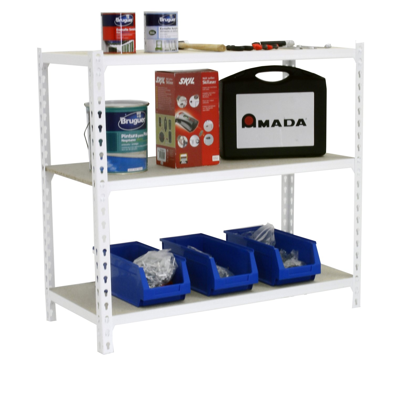 Maderclick 3/500 1000 Blanco/madera Simonrack 1000X900 150 Kg - Imagen 2