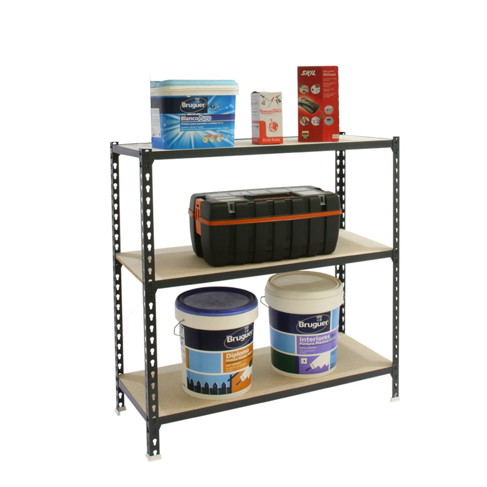 Maderclick 3/400 1000 Antracita/madera Simonrack 1000X900 400 Mm - Imagen 2