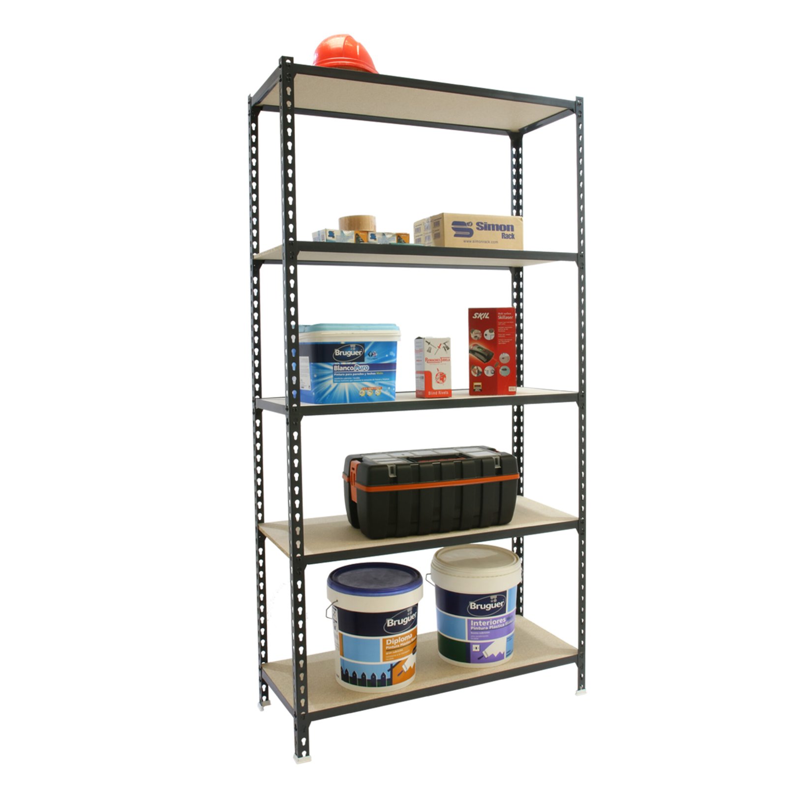 Maderclick 5/500 Antracita/madera Simonrack 1800X900 500 Mm - Imagen 4