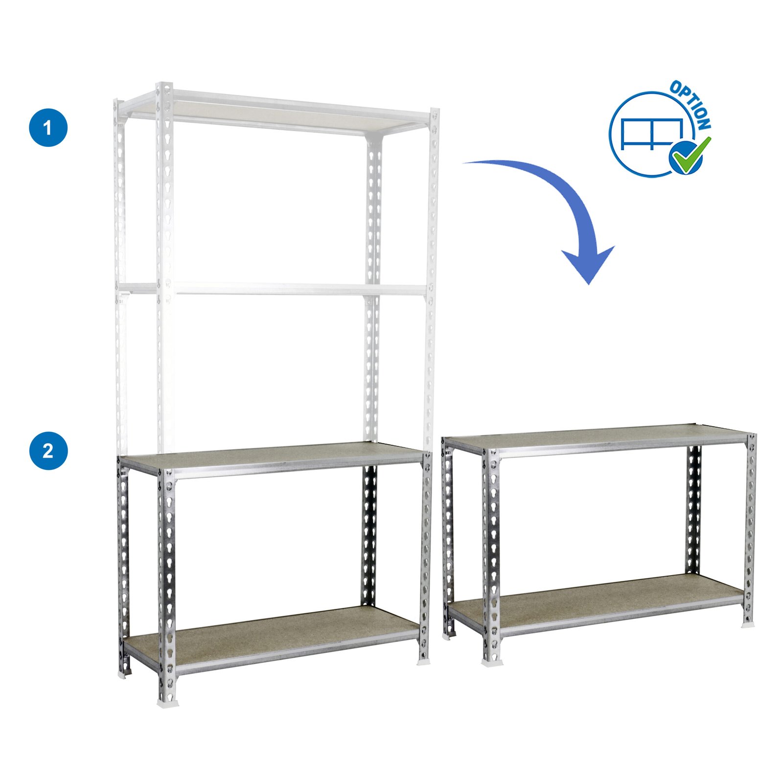 Maderclick Megaplus 4/300 1500 Galva/madera Simonrack 1500X1200 200 Kg - Imagen 7