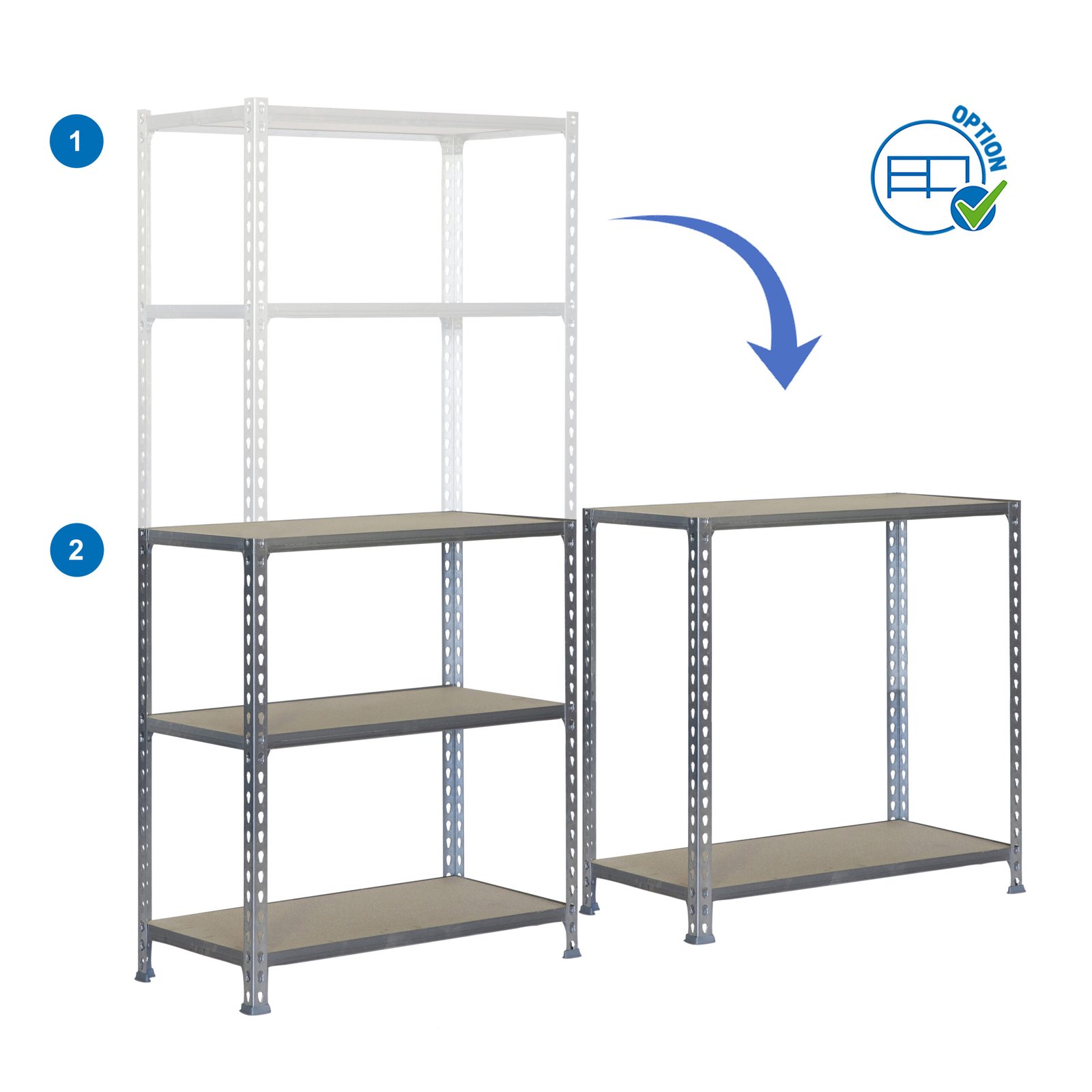 Maderclick Megaplus 5/500 Galva/madera Simonrack 2000X1200 200 Kg - Imagen 7