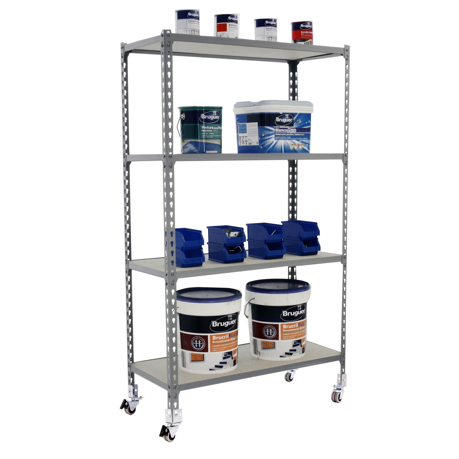 Maderclick Mobile Superplus 4/300 1500 Gris/ma Simonrack 30 Cm 1573X1110 - Imagen 2