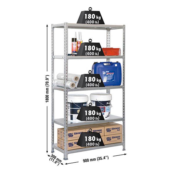 Simonclick 5/300 Galva/galva Simonrack 1800X900 300 Mm - Imagen 6
