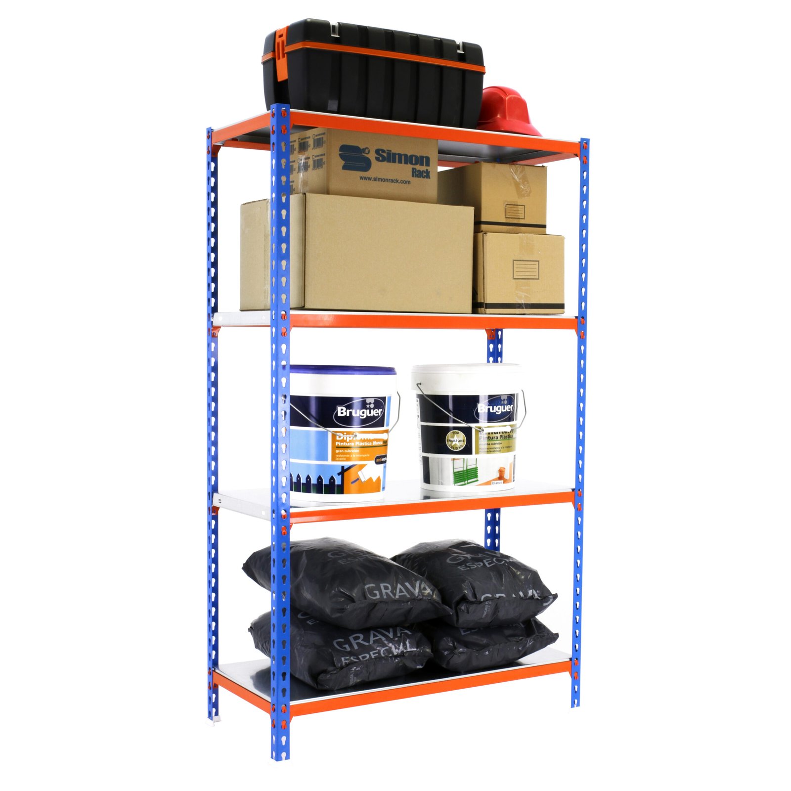 Simonclick MINI 4/500 1500 Azul/naranja/galva Simonrack 1500X800 500 Mm - Imagen 2
