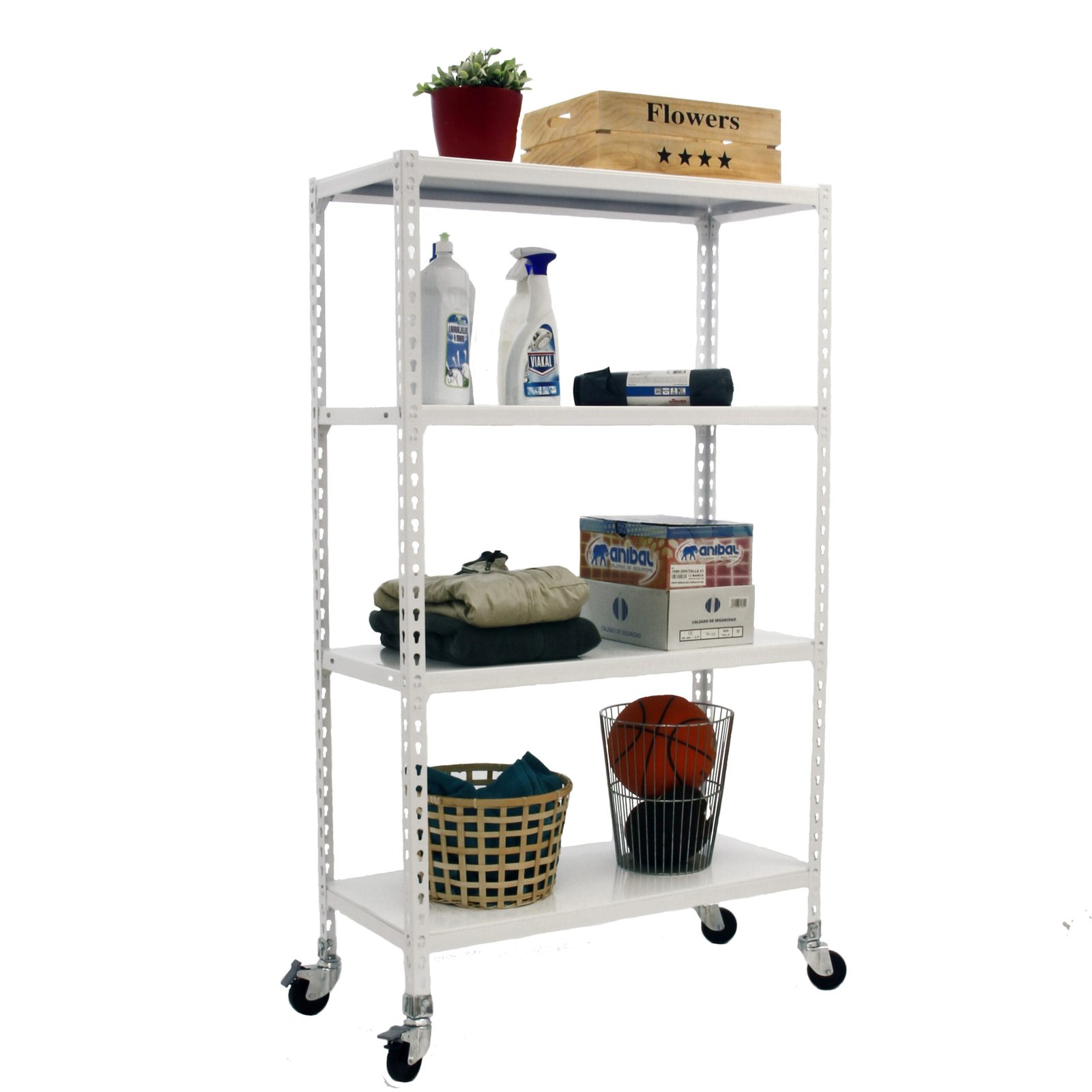 Simonclick Mobile MINI 4/300 1500 Bco/bco Simonrack 1575X800 300 Mm Blanco - Imagen 3