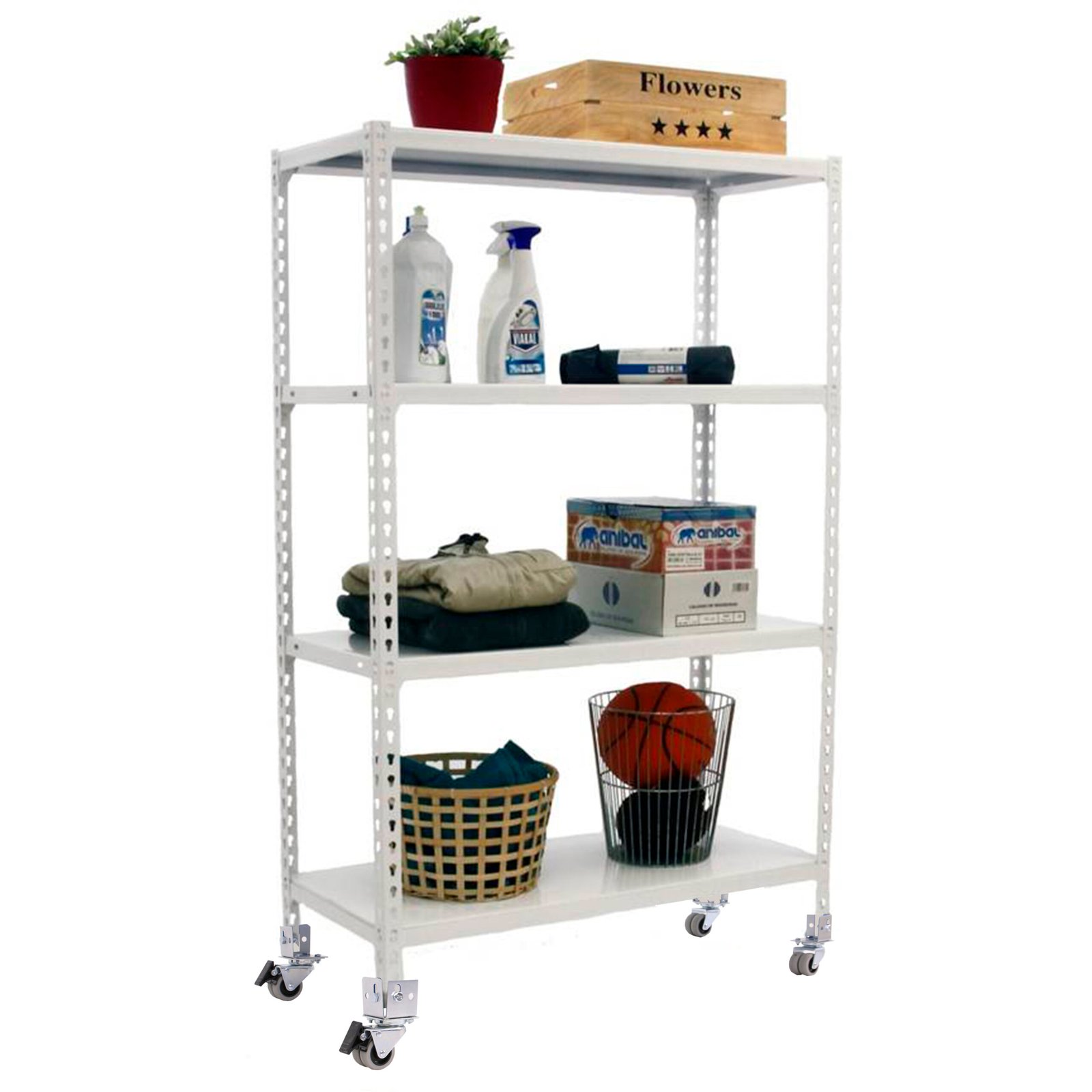 Simonclick Mobile MINI 4/300 1500 Bco/bco Simonrack 1575X800 300 Mm Blanco - Imagen 2