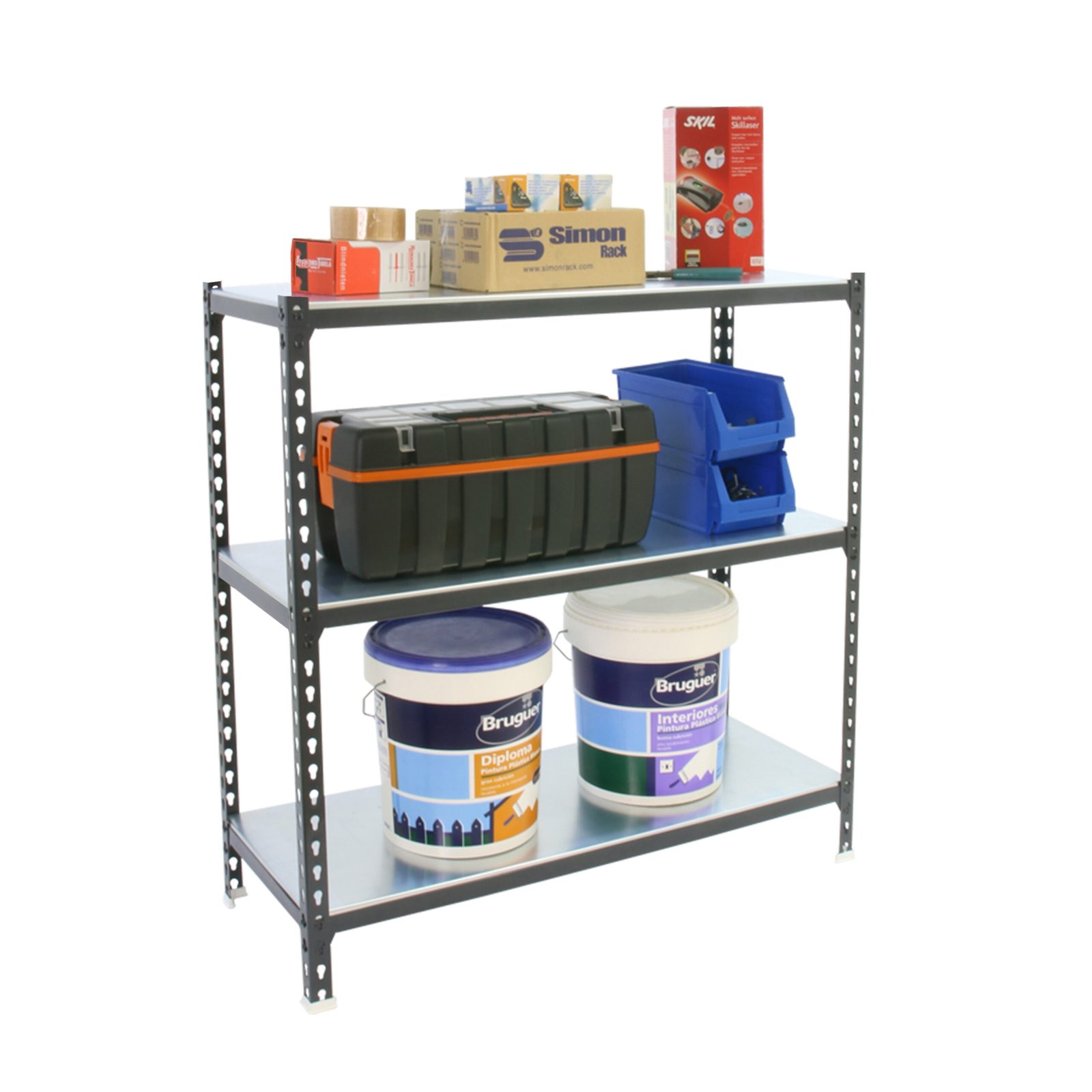 Simonclick Superplus 3/400 900 Antracita/blan Simonrack 900X1100 400 Mm Blanco - Imagen 3