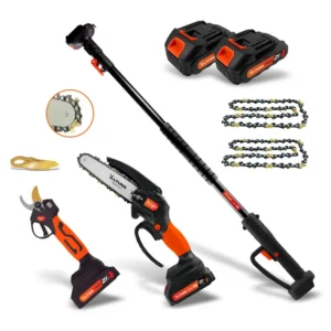 KIT Motosierra + Tijera 2 Baterias 2 0 Ah Altuna 2.0 AH 21 V eléctrica 500 W