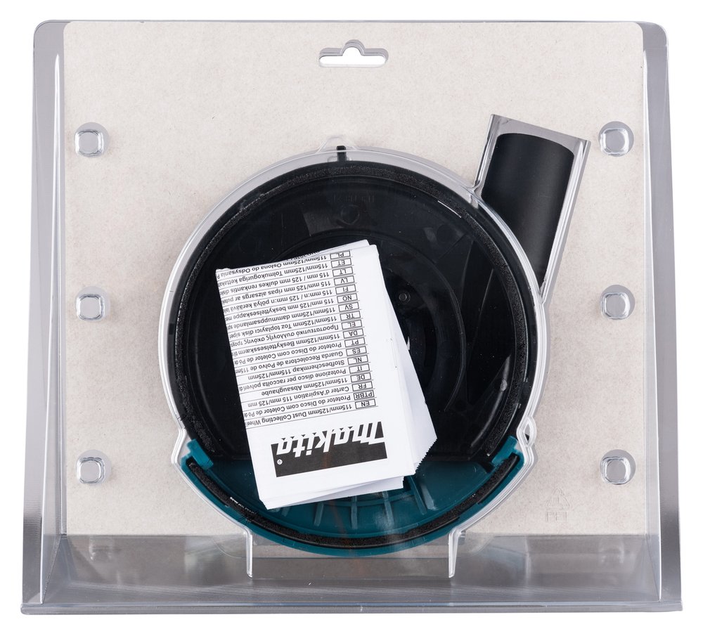 Colector de Polvo 125 Mm Makita 191W06-8 trabajo metal - Imagen 4