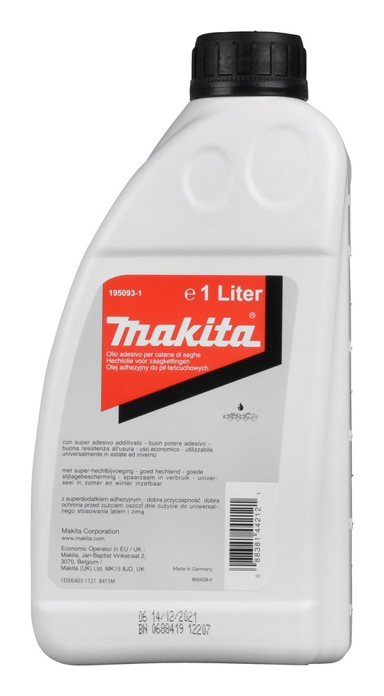 Aceite de Cadena, 1 L Makita 195093-1 gasolina jardín