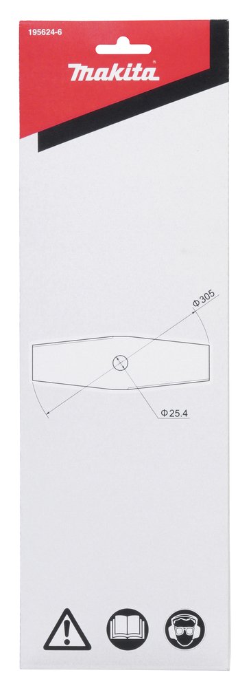 Cuchilla de Corte 305 X 25,4 Mm Makita 195624-6 gasolina jardín - Imagen 2