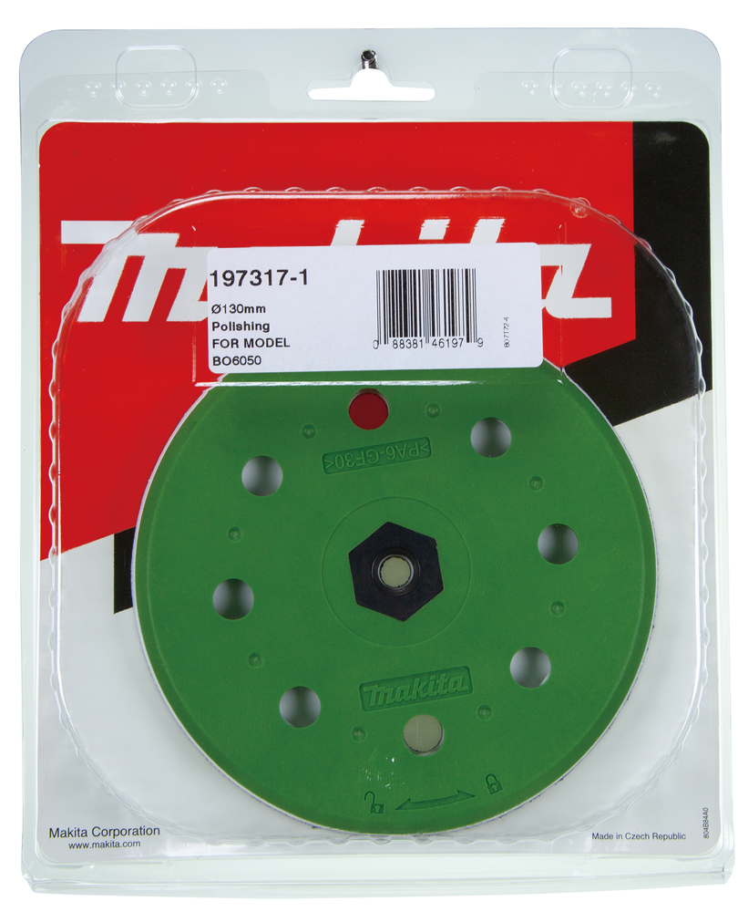 Almohadilla de Goma de 130 Mm, Dura Makita 197317-1 abrasivo pulido - Imagen 2
