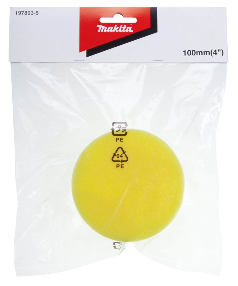 Almohadilla de Esponja 100 Mm Makita 197893-5 abrasivo pulido - Imagen 2
