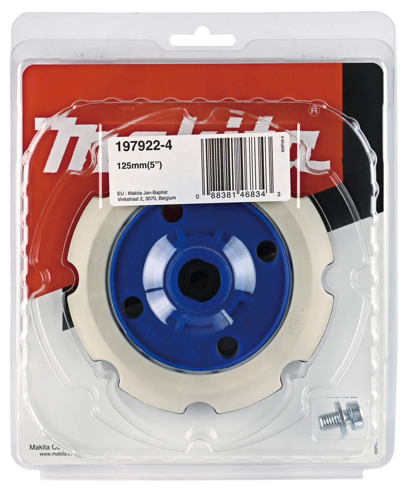 Almohadilla Autoadhesiva 125 Mm Makita 197922-4 abrasivo pulido - Imagen 2