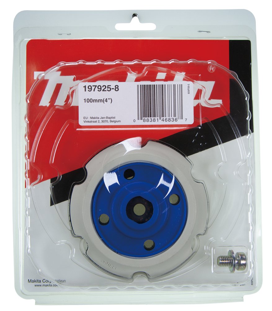 Plato de Velcro 100 Mm Makita 197925-8 abrasivo pulido - Imagen 3