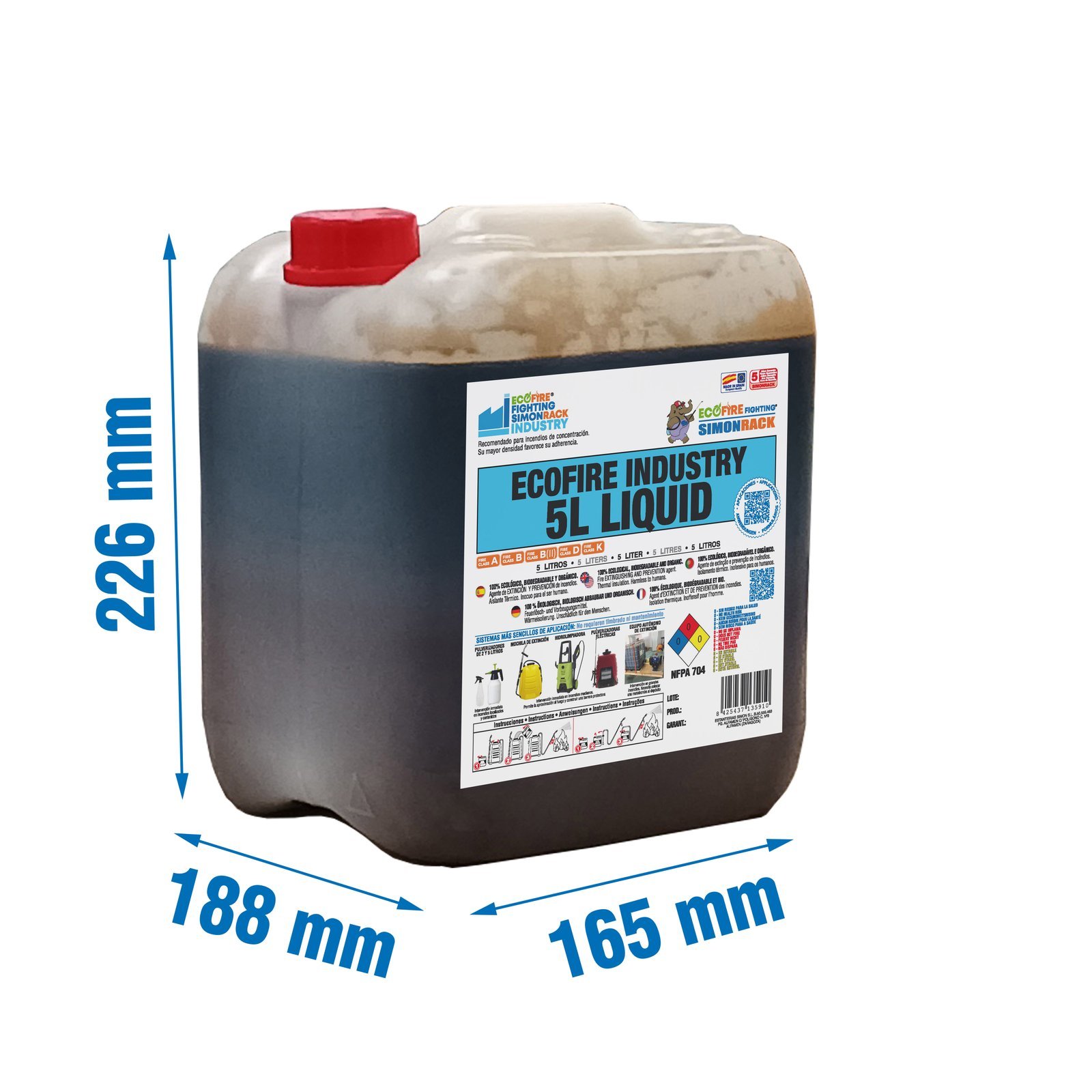 Ecofire IND0005 Industry 5 L Simonrack - Imagen 3