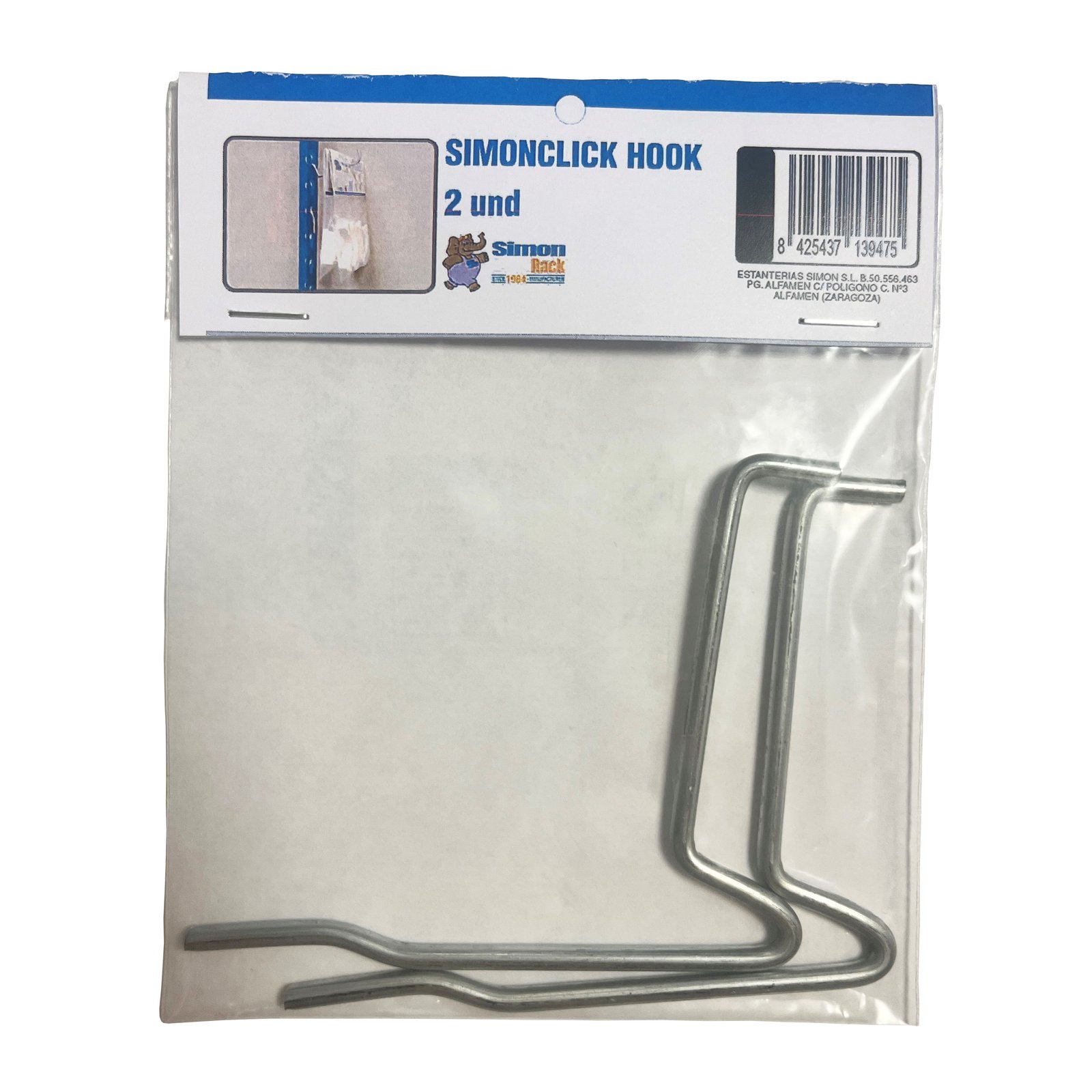 2 UND. SIMONCLICK HOOK BOLSA