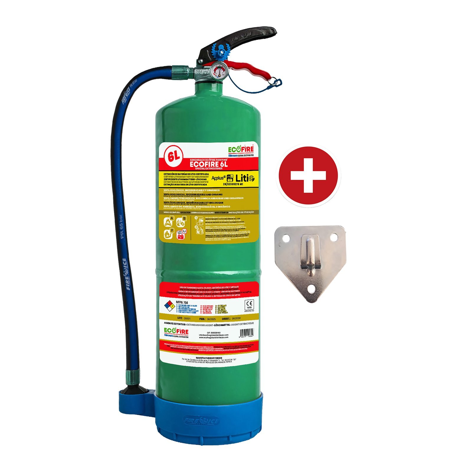 ECOFIRE EXT006G GREEN 6L