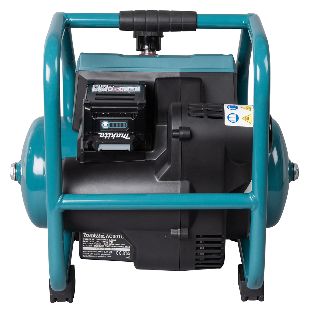 GZ Compresor de Aire Xgt® Makita AC001 2075 M 302X434 herramienta batería 6 L - Solo máquina (sin batería ni cargador) - Imagen 4