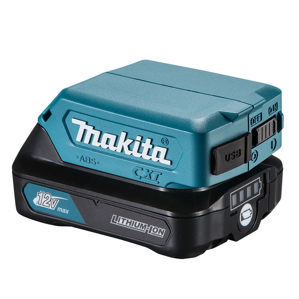 USB Adaptor Cxt® Makita DEAADP08 80X53 28 Mm herramienta batería 8 V