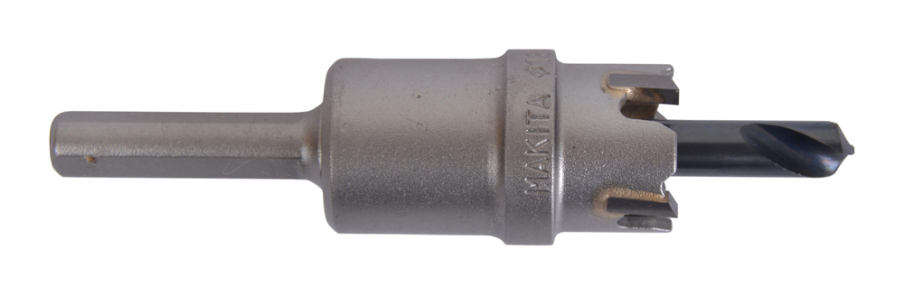 Broca TCT de Corona 6 X 18 Mm, HM Makita B-00907 6X18 Mm Inox perforación fijación acero inoxidable · aluminio