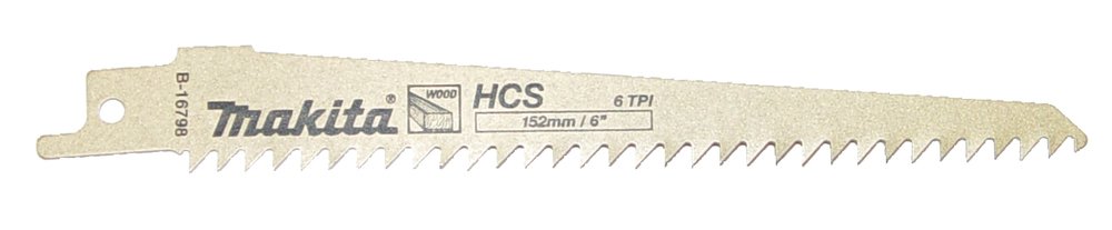 Sierra de Sable 152 X 1,25 Mm Makita B-16798 152X1 Mate corte