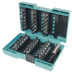 Estuche de Puntas 37 Piezas Makita B-28606 25 Mm 60 Mm perforación fijación