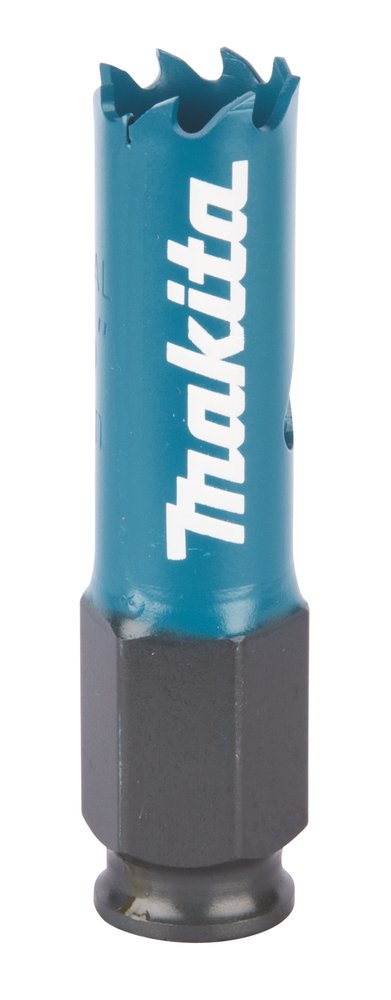 Broca de Corona Bim 17 Mm, Ezychange Makita B-31706 Inox perforación fijación acero inoxidable · aluminio