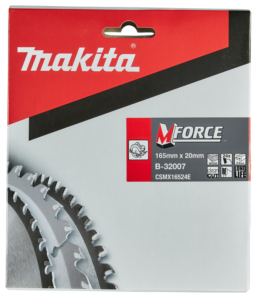 Disco Sierra Circular , 165 X 20 Mm Makita B-32007 165X20 Mm corte - Imagen 2