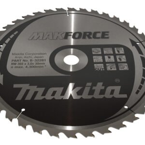 Disco Sierra Circular , Makparace T C T, 355 X 30 Mm, 40 D Makita B-32281 355X30 Mm corte
