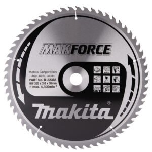 Disco Sierra Circular , Makparace T C T, 355 X 30 Mm, 60 D Makita B-32384 355X30 Mm corte