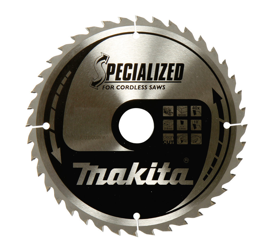 Disco Sierra Circular , Specialized T C T, 190 X 30 Mm, 24 D Makita B-32926 190X30 Mm corte