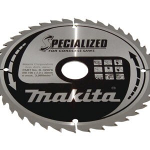 Disco Sierra Circular , Specialized T C T, 190 X 30 Mm, 40 D Makita B-32976 190X30 Mm corte