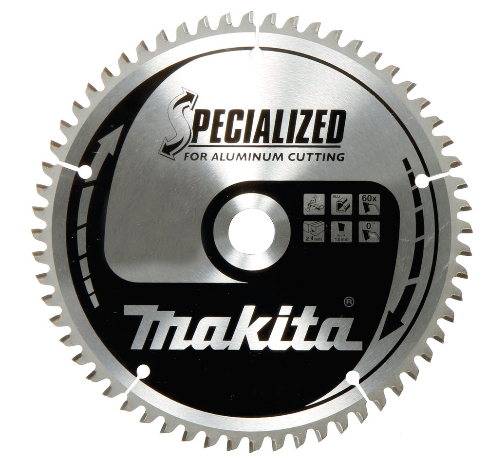 Disco Sierra Circular , Specialized T C T, 190 X 30 Mm, 60 D Makita B-33261 190X30 Mm Mate corte aluminio