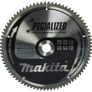 Disco Sierra Circular , Specialized T C T, 305 X 30 Mm, 80 D Makita B-33342 305X30 Mm Mate corte aluminio