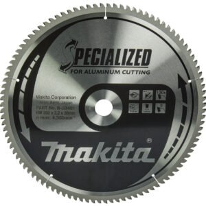 Disco Sierra Circular , Specialized T C T, 350 X 30 Mm, 100 D Makita B-33401 350X30 Mm Mate corte aluminio