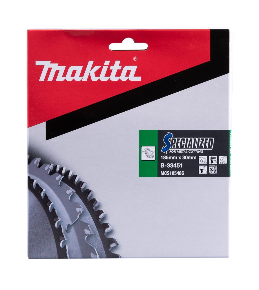 Disco Sierra Circular , Specialized T C T, 185 X 30 Mm, 48 D Makita B-33451 185X30 Mm Mate corte - Imagen 3