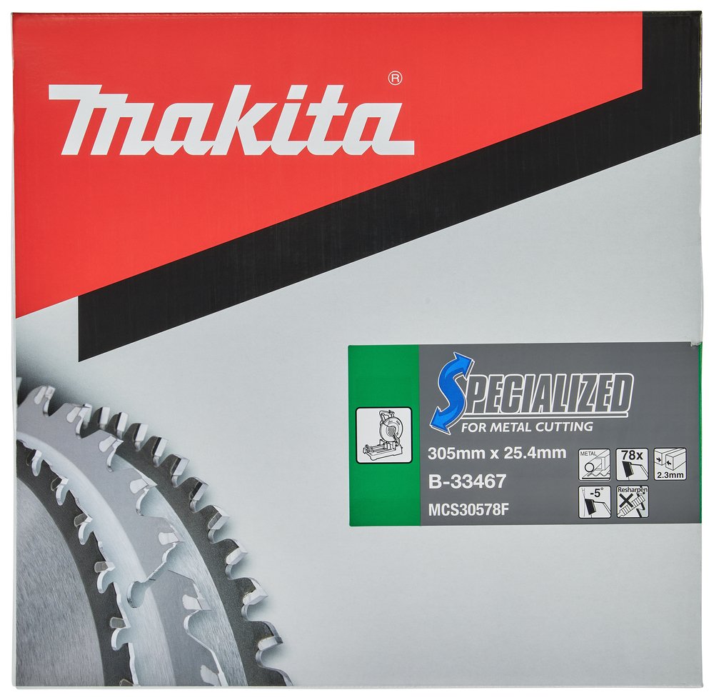 Disco Sierra Circular , Specialized T C T, 305 X 25,4 Mm, 78 D Makita B-33467 305X25 Mate corte - Imagen 2