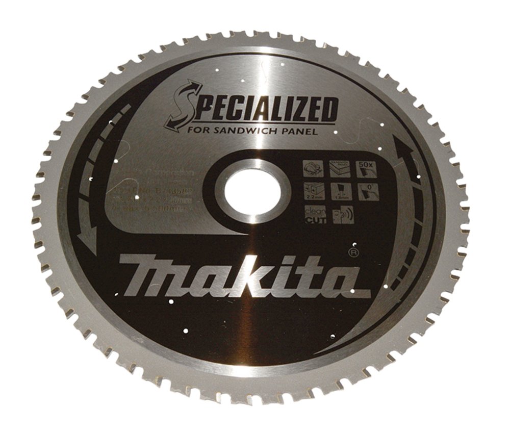 Disco Sierra Circular , Specialized T C T, 235 X 30 Mm, 50 D Makita B-33582 235X30 Mm Mate corte aluminio