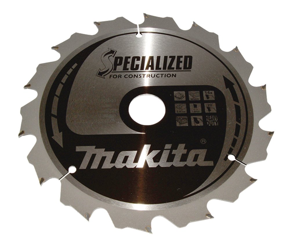 Disco de Sierra Circular, Specialized T C T, 210 X 30 Mm, 14 D Makita B-33766 210X30 Mm corte