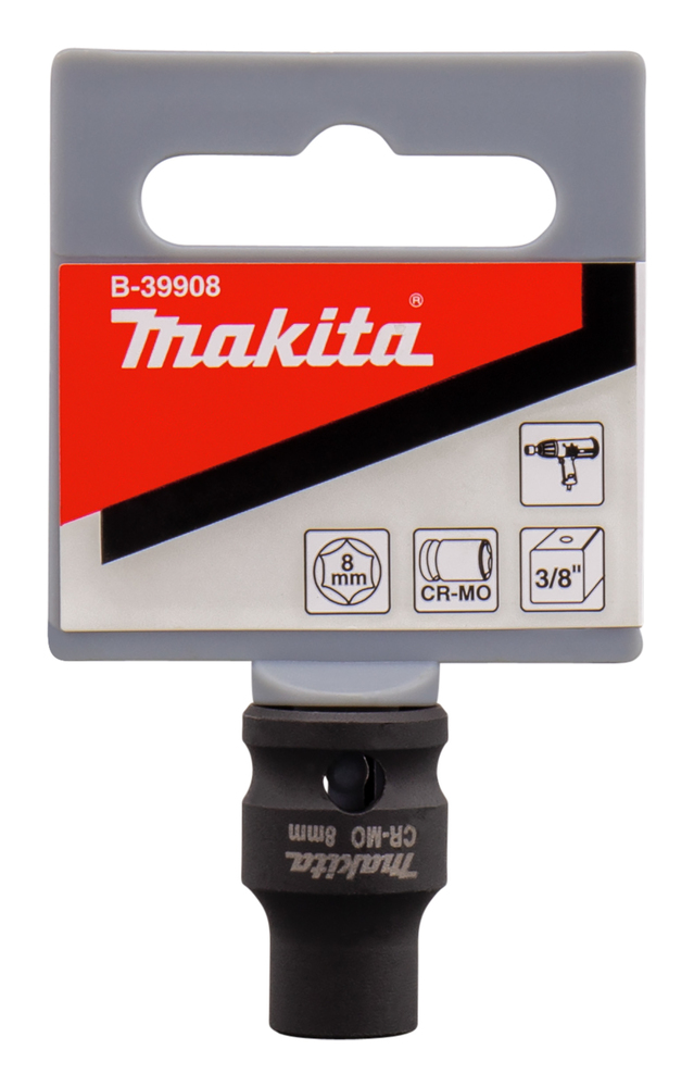 Llaves de Vaso 3/8" Makita B-39908 8X28 Mm perforación fijación - Imagen 2