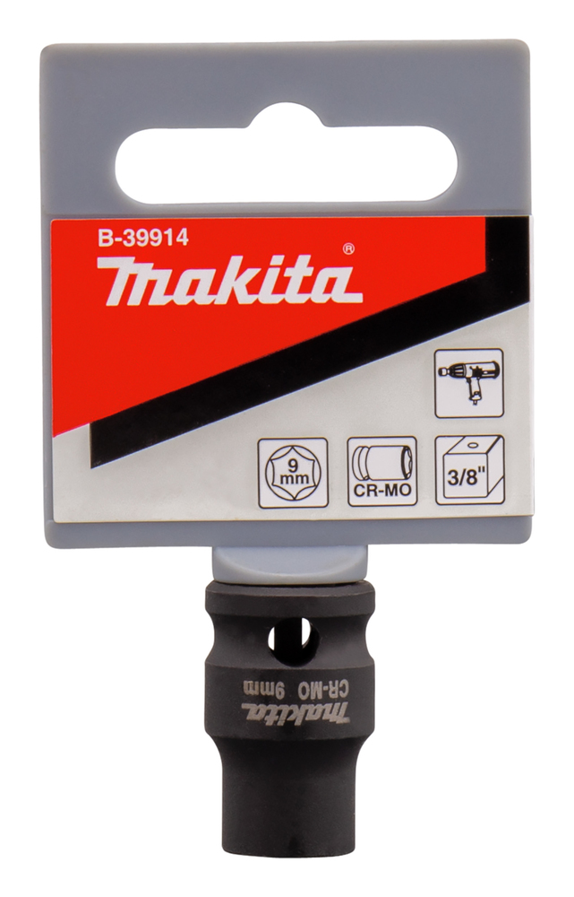 Llaves de Vaso 3/8" Makita B-39914 9X28 Mm 9 Mm perforación fijación - Imagen 2