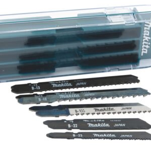 Estuche de Hojas de Calar (10 Piezas) Makita B-44410 105 Mm 75 Mm Inox corte acero inoxidable · aluminio